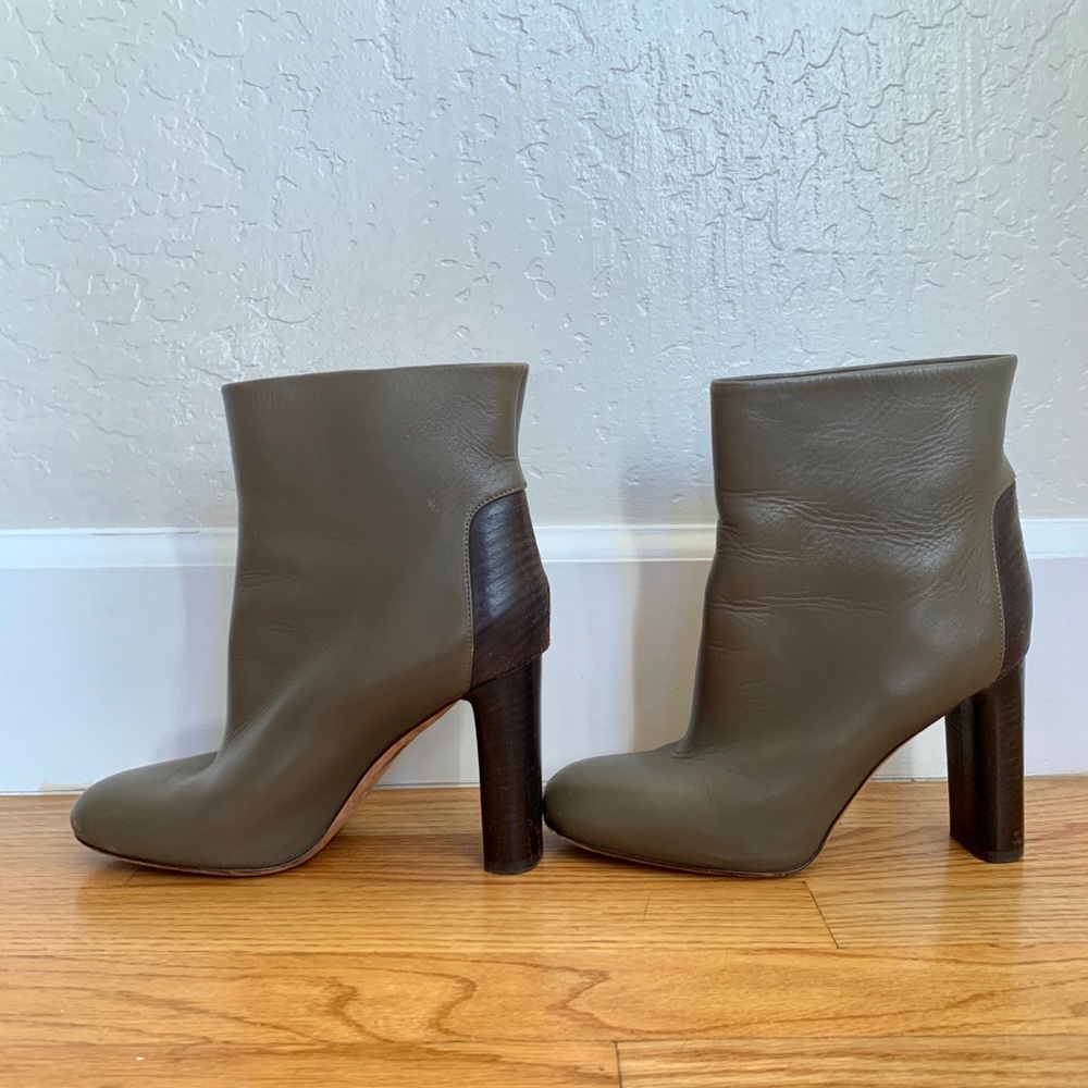 Vince Olive Paige Ankle Boots